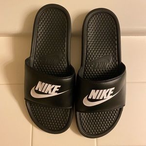 Men’s Nike black slides
